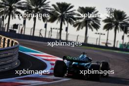 Felipe Drugovich (BRA) Aston Martin F1 Team AMR23, Reserve and Development Programme Driver. 28.11.2023. Formula 1 Testing, Yas Marina Circuit, Abu Dhabi, Tuesday.