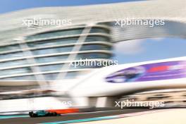 Felipe Drugovich (BRA) Aston Martin F1 Team AMR23, Reserve and Development Programme Driver. 24.11.2023. Formula 1 World Championship, Rd 23, Abu Dhabi Grand Prix, Yas Marina Circuit, Abu Dhabi, Practice Day.