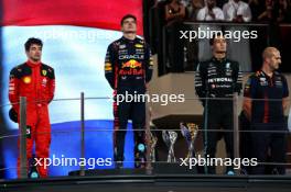 Max Verstappen (NLD), Red Bull Racing George Russell (GBR), Mercedes AMG F1 Charles Leclerc (FRA), Scuderia Ferrari  26.11.2023. Formula 1 World Championship, Rd 23, Abu Dhabi Grand Prix, Yas Marina Circuit, Abu Dhabi, Race Day.