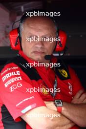 Frederic Vasseur (FRA) Ferrari Team Principal. 25.11.2023. Formula 1 World Championship, Rd 23, Abu Dhabi Grand Prix, Yas Marina Circuit, Abu Dhabi, Qualifying Day.
