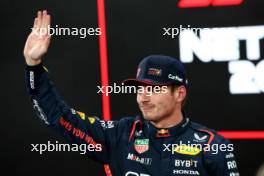 Max Verstappen (NLD) Red Bull Racing in the post qualifying FIA Press Conference. 25.11.2023. Formula 1 World Championship, Rd 23, Abu Dhabi Grand Prix, Yas Marina Circuit, Abu Dhabi, Qualifying Day.