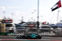 Fernando Alonso (ESP) Aston Martin F1 Team AMR23. 25.11.2023. Formula 1 World Championship, Rd 23, Abu Dhabi Grand Prix, Yas Marina Circuit, Abu Dhabi, Qualifying Day.
