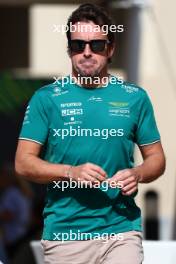 Fernando Alonso (ESP) Aston Martin F1 Team. 23.11.2023. Formula 1 World Championship, Rd 23, Abu Dhabi Grand Prix, Yas Marina Circuit, Abu Dhabi, Preparation Day.