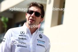 James Vowles (GBR) Williams Racing Team Principal. 23.11.2023. Formula 1 World Championship, Rd 23, Abu Dhabi Grand Prix, Yas Marina Circuit, Abu Dhabi, Preparation Day.
