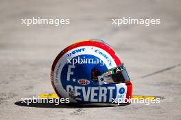 The helmet of Pierre Gasly (FRA) Alpine F1 Team., 20.10.2023. Formula 1 World Championship, Rd 19, United States Grand Prix, Austin, Texas, USA, Qualifying Day