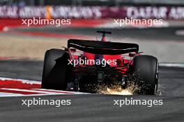 Charles Leclerc (MON) Ferrari SF-23 sends sparks flying. 20.10.2023. Formula 1 World Championship, Rd 19, United States Grand Prix, Austin, Texas, USA, Qualifying Day
