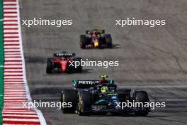 Lewis Hamilton (GBR) Mercedes AMG F1 W14. 22.10.2023. Formula 1 World Championship, Rd 19, United States Grand Prix, Austin, Texas, USA, Race Day.