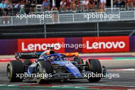 Alexander Albon (THA) Williams Racing FW45. 21.10.2023. Formula 1 World Championship, Rd 19, United States Grand Prix, Austin, Texas, USA, Sprint Day.