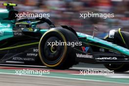 Fernando Alonso (ESP) Aston Martin F1 Team AMR23. 21.10.2023. Formula 1 World Championship, Rd 19, United States Grand Prix, Austin, Texas, USA, Sprint Day.