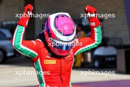 Race winner and champion Marta Garcia (ESP) Prema Racing celebrates in parc ferme.  21.10.2023. F1 Academy, Rd 7, Race 1, Austin, Texas, USA.