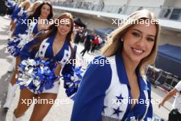 Dallas Cowboys Cheerleaders. 22.10.2023. Formula 1 World Championship, Rd 19, United States Grand Prix, Austin, Texas, USA, Race Day.