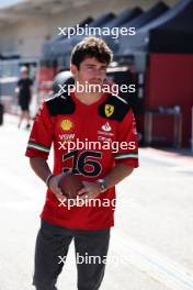 Charles Leclerc (MON) Ferrari. 19.10.2023. Formula 1 World Championship, Rd 19, United States Grand Prix, Austin, Texas, USA, Preparation Day.