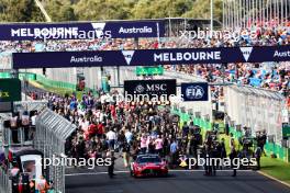 The grid before the start of the race. 02.04.2023. FIA Formula 2 Championship, Rd 3, Feature Race, Melbourne, Australia, Sunday.