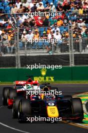 Jak Crawford (USA) Hitech Pule-Eight. 02.04.2023. FIA Formula 2 Championship, Rd 3, Feature Race, Melbourne, Australia, Sunday.