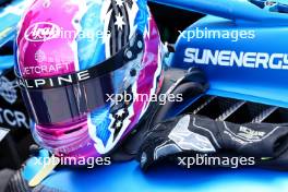 The helmet of Jack Doohan (AUS) Virtuosi Racing. 02.04.2023. FIA Formula 2 Championship, Rd 3, Feature Race, Melbourne, Australia, Sunday.