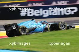 Amaury Cordeel (BEL) Virtuosi Racing. 30.07.2023. Formula 2 Championship, Rd 11, Feature Race, Spa-Francorchamps, Belgium, Sunday.