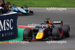 Jak Crawford (USA) Hitech Pule-Eight. 30.07.2023. Formula 2 Championship, Rd 11, Feature Race, Spa-Francorchamps, Belgium, Sunday.
