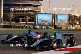 Amaury Cordeel (BEL) Virtuosi Racing and Jack Doohan (AUS) Virtuosi Racing. 04.03.2023. FIA Formula 2 Championship, Rd 1, Sprint Race, Sakhir, Bahrain, Saturday.