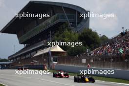 Jak Crawford (USA) Hitech Pule-Eight. 04.06.2023. FIA Formula 2 Championship, Rd 7, Feature Race, Barcelona, Spain, Sunday.