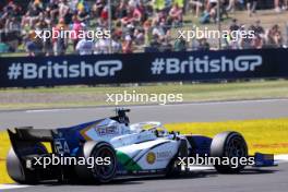 Kush Maini (IND) Campos Racing. 07.07.2023. FIA Formula 2 Championship, Rd 9, Silverstone, England, Friday.