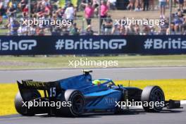 Amaury Cordeel (BEL) Virtuosi Racing. 07.07.2023. FIA Formula 2 Championship, Rd 9, Silverstone, England, Friday.