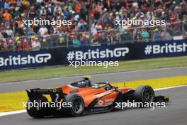 Jehan Daruvala (IND) MP Motorsport. 09.07.2023. FIA Formula 2 Championship, Rd 9, Feature Race, Silverstone, England, Sunday.