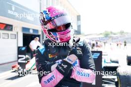 Race winner Jack Doohan (AUS) Virtuosi Racing celebrates in parc ferme. 23.07.2023. FIA Formula 2 Championship, Rd 10, Budapest, Hungary, Feature Race, Sunday.