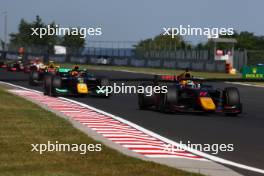 Ayumu Iwasa (JPN) Dams. 23.07.2023. FIA Formula 2 Championship, Rd 10, Budapest, Hungary, Feature Race, Sunday.