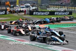 Arther Leclerc (MON) Dams at the start of the race. 02.09.2023. Formula 2 Championship, Rd 13, Sprint Race, Monza, Italy, Saturday.