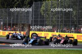 Jack Doohan (AUS) Invicta Virtuosi Racing and Theo Pourchaire (FRA) ART Grand Prix. 03.09.2023. Formula 2 Championship, Rd 13, Feature Race, Monza, Italy, Sunday.