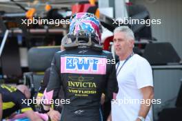 (L to R): Jack Doohan (AUS) Virtuosi Racing with his father Mick Doohan (AUS). 26.05.2023. FIA Formula 2 Championship, Rd 6, Qualifying Day, Monte Carlo, Monaco, Friday.