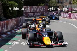 Jak Crawford (USA) Hitech Pule-Eight. 27.05.2023. FIA Formula 2 Championship, Rd 6, Monte Carlo, Monaco, Sprint Race, Saturday.