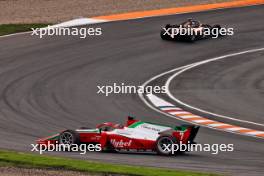 Frederik Vesti (DEN) Prema Racing spins. 27.08.2023. FIA Formula 2 Championship, Rd 12, Feature Race, Zandvoort, Netherlands, Sunday.