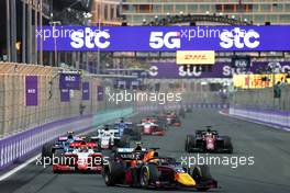 Jak Crawford (USA) Hitech Pule-Eight. 18.03.2023. FIA Formula 2 Championship, Rd 2, Sprint Race, Jeddah, Saudi Arabia, Saturday.