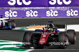 Theo Pourchaire (FRA) ART Grand Prix. 19.03.2023. FIA Formula 2 Championship, Rd 2, Feature Race, Jeddah, Saudi Arabia, Sunday.
