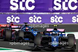 Victor Martins (FRA) ART Grand Prix. 19.03.2023. FIA Formula 2 Championship, Rd 2, Feature Race, Jeddah, Saudi Arabia, Sunday.