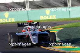 Luke Browning (GBR) Hitech Pulse-Eight. 31.03.2023. FIA Formula 3 Championship, Rd 2, Melbourne, Australia, Friday.