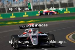 Luke Browning (GBR) Hitech Pulse-Eight. 01.04.2023. FIA Formula 3 Championship, Rd 2, Sprint Race, Melbourne, Australia, Saturday.