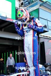 Race winner Franco Colapinto (ARG) MP Motorsport celebrates in parc ferme. 02.04.2023. FIA Formula 3 Championship, Rd 2, Feature Race, Melbourne, Australia, Sunday.