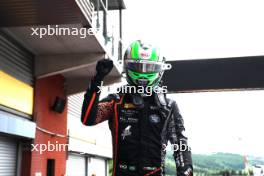 Race winner Caio Collet (BRA) Van Amersfoort Racing celebrates in parc ferme. 29.07.2023. Formula 3 Championship, Rd 9, Sprint Race, Spa-Francorchamps, Belgium, Saturday.