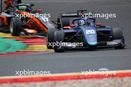 Oliver Gray (GBR) Rodin Carlin. 30.07.2023. Formula 3 Championship, Rd 9, Feature Race, Spa-Francorchamps, Belgium, Sunday.