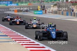 Gabriele Mini (ITA) Hitech Pulse-Eight. 04.03.2023. FIA Formula 3 Championship, Rd 1, Sprint Race, Sakhir, Bahrain, Saturday.