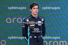 Race winner Franco Colapinto (ARG) MP Motorsport on the podium. 08.07.2023. FIA Formula 3 Championship, Rd 7, Sprint Race, Silverstone, England, Saturday.
