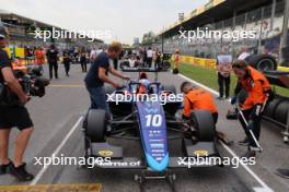 Franco Colapinto (ARG) MP Motorsport on the grid. 02.09.2023. Formula 3 Championship, Rd 10, Sprint Race, Monza, Italy, Saturday.