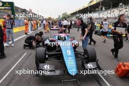 Nikola Tsolov (BGR) ART Grand Prix on the grid. 02.09.2023. Formula 3 Championship, Rd 10, Sprint Race, Monza, Italy, Saturday.