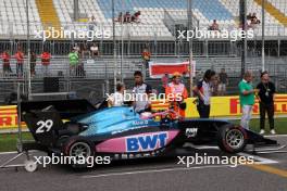 Sophia Floersch (GER) PHM Racing by Charouz on the grid. 02.09.2023. Formula 3 Championship, Rd 10, Sprint Race, Monza, Italy, Saturday.