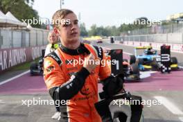 Race winner Jonny Edgar (GBR) MP Motorsport in parc ferme. 03.09.2023. Formula 3 Championship, Rd 10, Feature Race, Monza, Italy, Sunday.