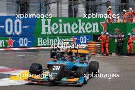 Nikita Bedrin (ITA) Jenzer Motorsport. 25.05.2023. FIA Formula 3 Championship, Rd 4, Monte Carlo, Monaco, Thursday.