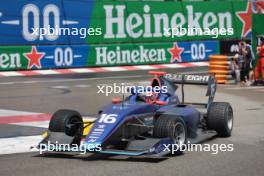 Luke Browning (GBR) Hitech Pulse-Eight. 25.05.2023. FIA Formula 3 Championship, Rd 4, Monte Carlo, Monaco, Thursday.
