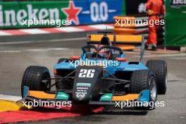 Nikita Bedrin (ITA) Jenzer Motorsport. 25.05.2023. FIA Formula 3 Championship, Rd 4, Monte Carlo, Monaco, Thursday.
